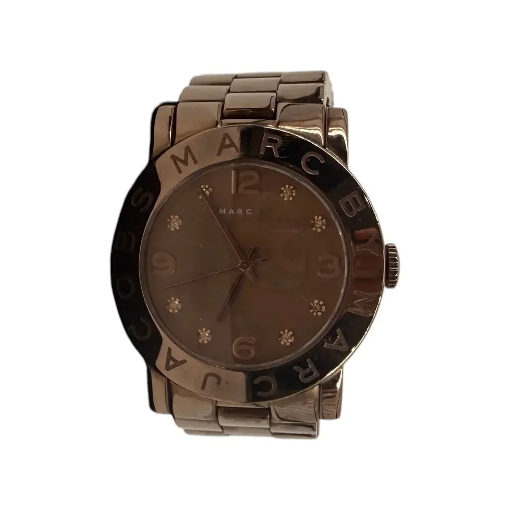 Marc by Marc Jacobs Rose Gold Tone Crystal Dial Bracelet Analog Watch Women's